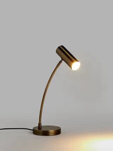 Ex-Display John Lewis ANYDAY Oliver LED Desk Lamp, Antique Brass