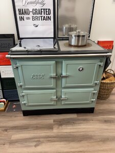Ex-Display Esse 1000 X Electric Range Cooker Sage 100cm Induction Hob