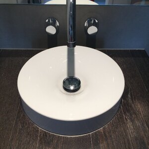 Bette Round Counter Top Basin 300mm White Enamelled Steel Ex-Display