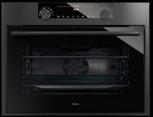 Ex-Display Asko OCM8487B Built-In Combination Microwave Oven, 50 Litres, Black