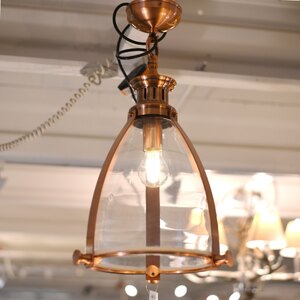 Ex-Display Copper Colour Ceiling Pendant Light Lamp Mcgowan & Rutherford