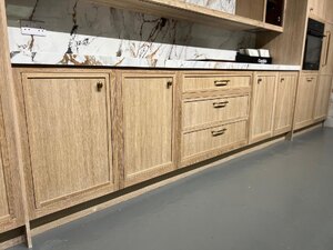 Bespoke Ex-Display Oak White Washed Skinny Shaker Kitchen