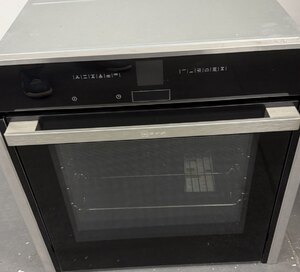 Neff B47CR32N0B Stainless Steel Slide Hide Single Oven - Ex-Display Unused