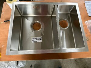 Ellsi 1.5 Bowl Stainless Steel Sink 595x450 Ex-Display Unboxed No Fittings or Waste