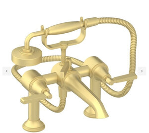 Ex-Display Samuel Heath Floor Standing Bath Tap Set in Brass